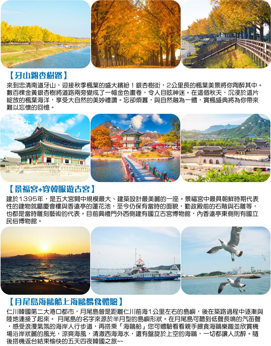 韓國賞楓限定團︱沿著紅葉，慢慢走進韓國的秋天5日行程特色圖片1
